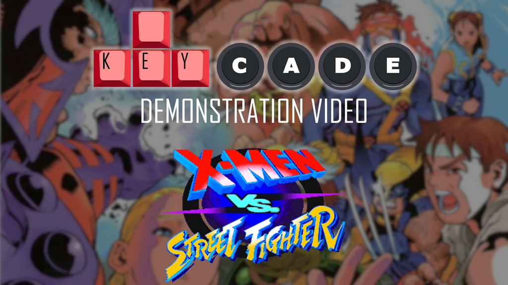 Magneto and Gambit combos in X-Men vs. Street Fighter on KeyCade KKL