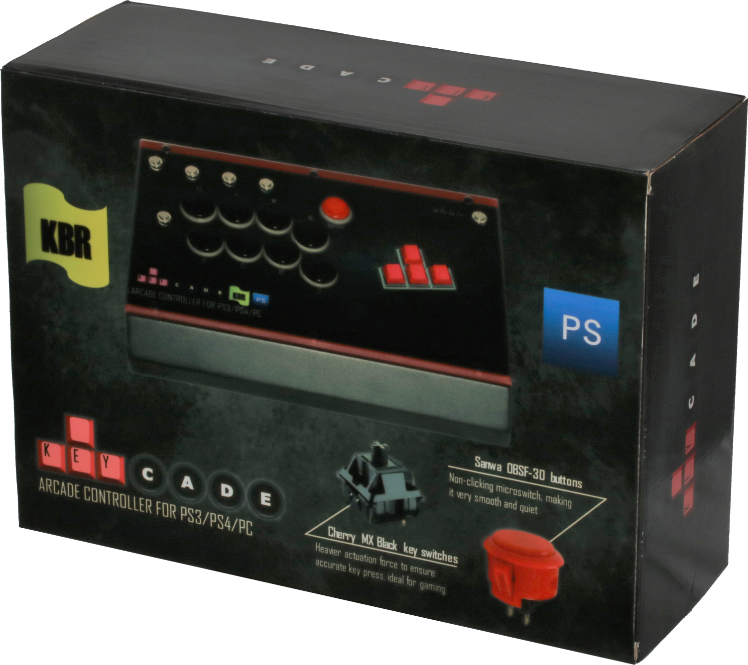 KeyCade KBR PS arcade controller